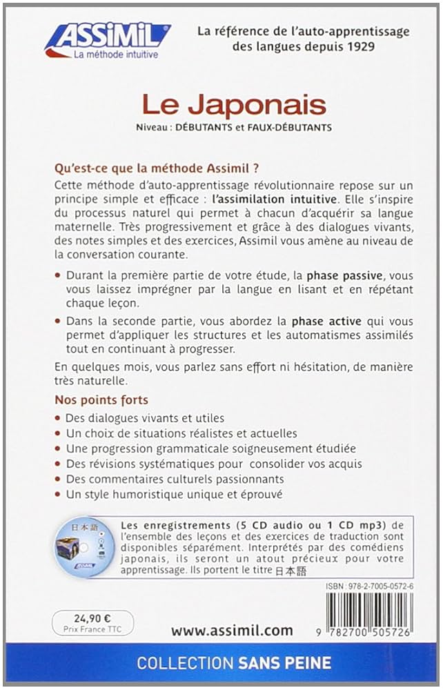 French français ASSIMIL 528ページ + CD Français (French audio CD) - assimil.com